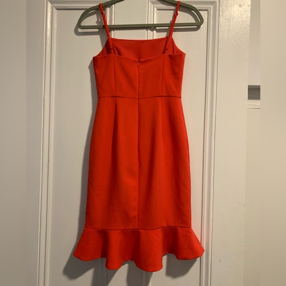 French Connection Whisper Sweetheart Ruffle Hem Dress - Picture 5 of 5